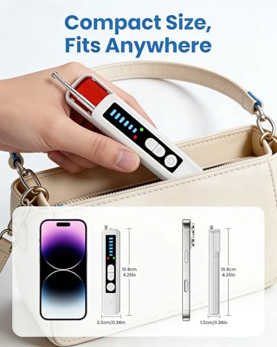 AI Hidden Camera Detector - 6 Sensitivity Levels 4 Detection Modes