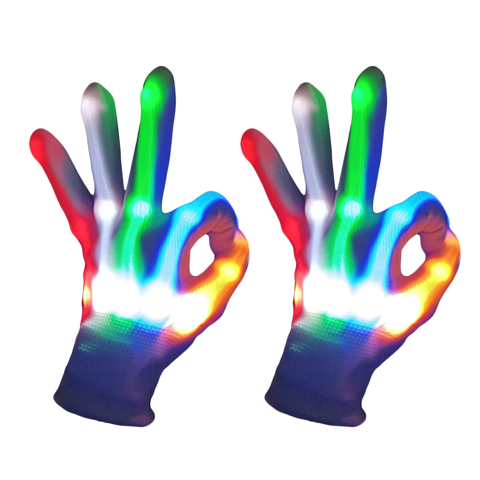 coledre LED gloves - 1 Pack kids,teens,adults Small