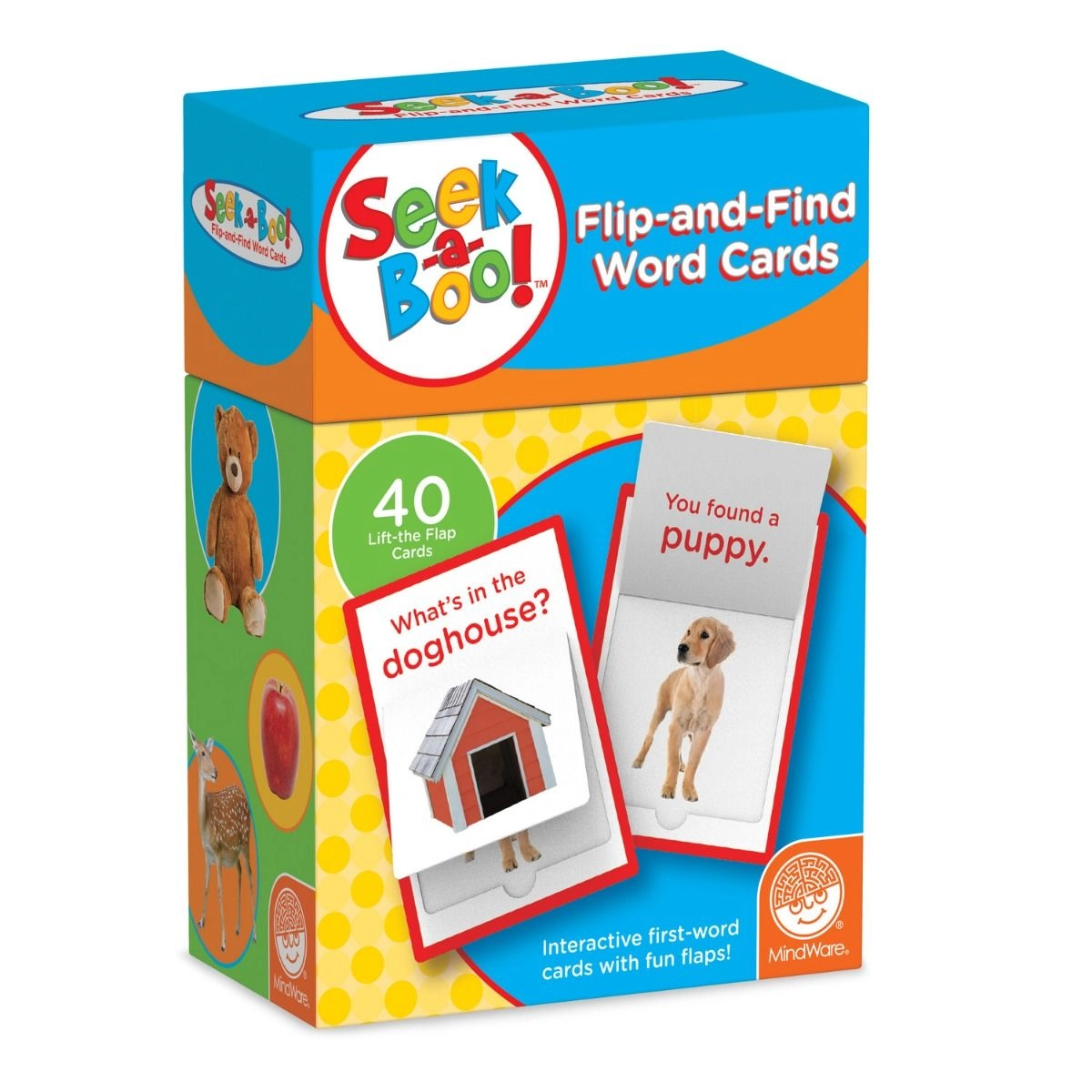 MindWare Seek A Boo!: Flip-And-Find Word Cards - 3 +