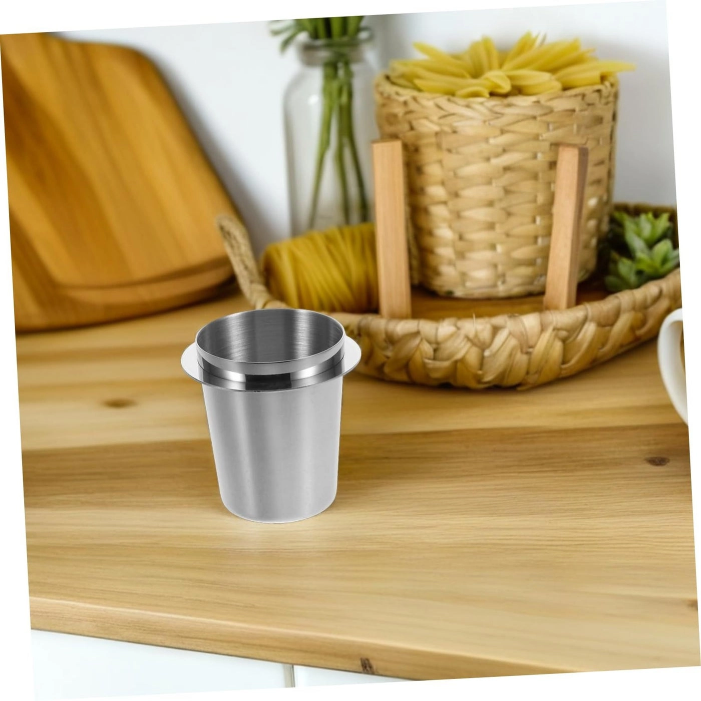 Dosing Mug - Silver Stainless Steel
