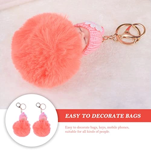 Doll Pompom Keychain