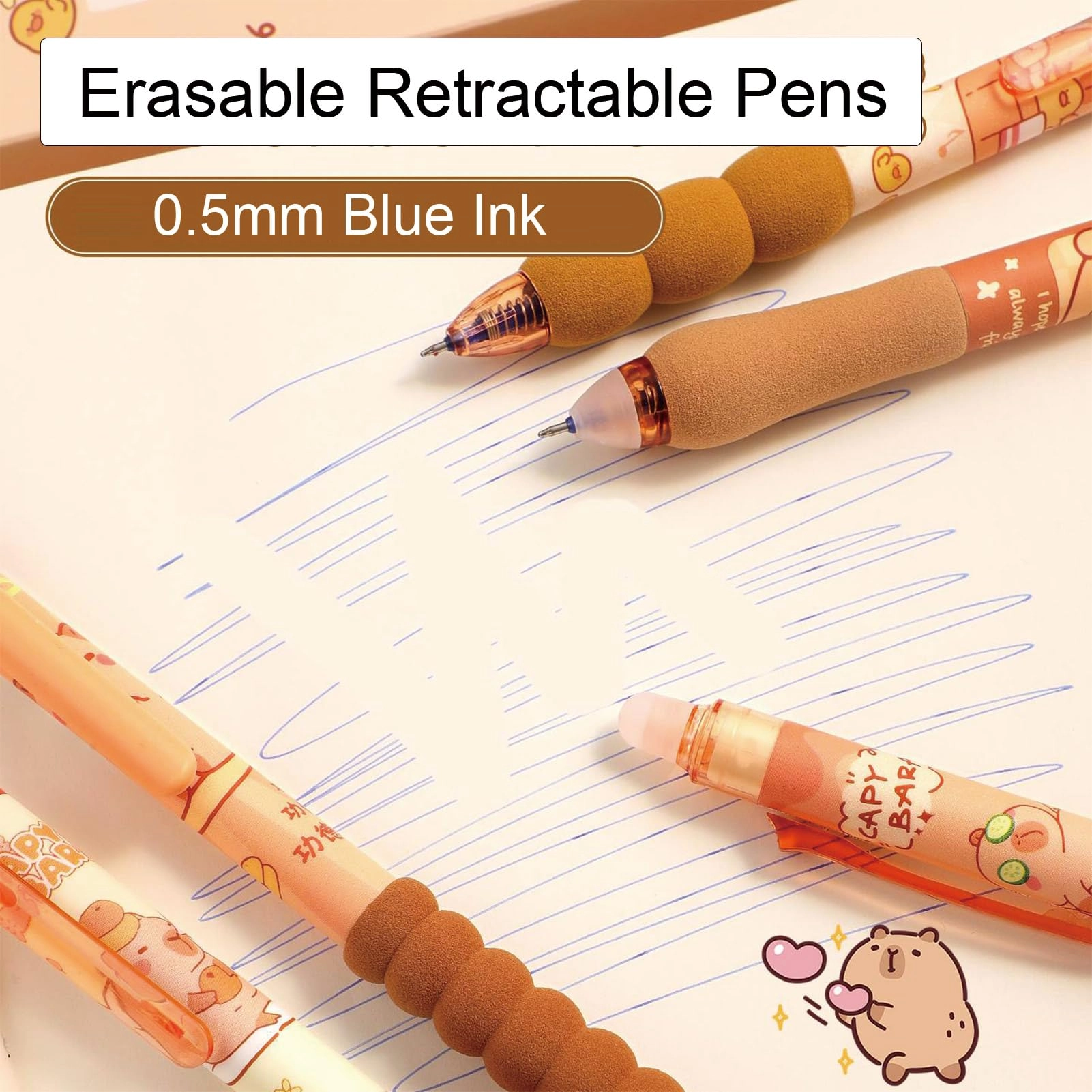 Erasable Gel Pen - 5.0 Count 0.5mm