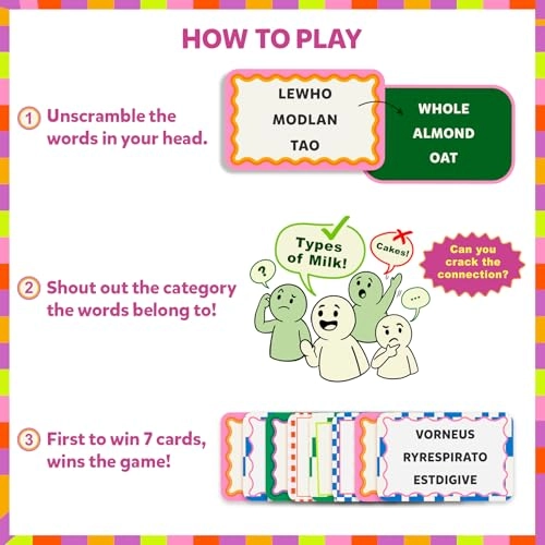 Cryptic Categories - 200 Cards 3-8 Players Ages 10+