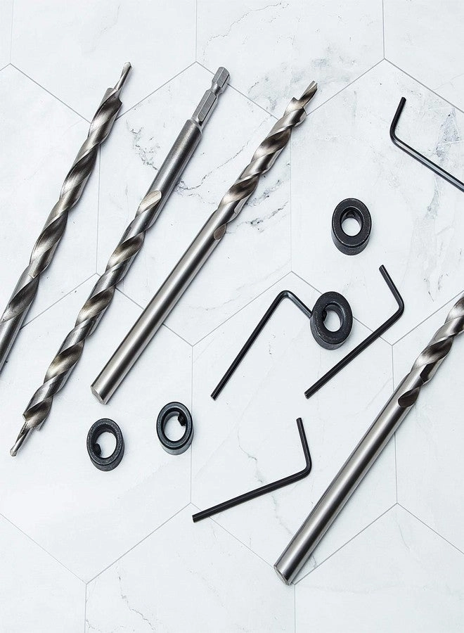 Pocket Hole Drill Bit - 4 Pieces 3/8 Inch