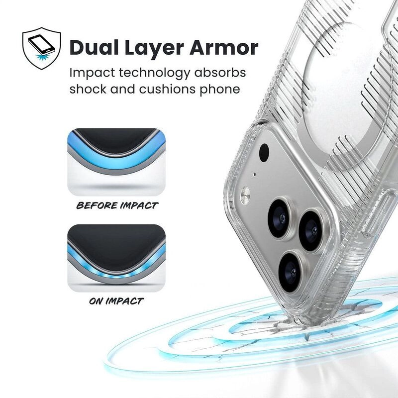 GemShell Grip - polycarbonate with MagSafe for Apple iPhone 17 Pro