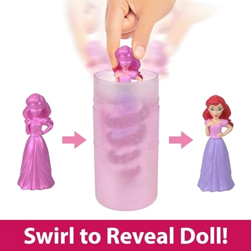 Disney Princess Royal Color Reveal Doll - 6 Unboxing Surprises Party Series Ages 3+