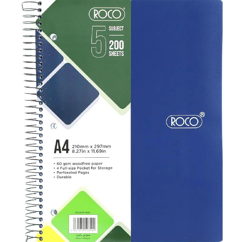 Neon A5 Spiral - Lined 100 Sheets