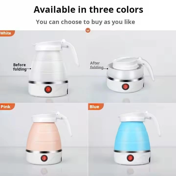 Foldable Electric Travel Kettle - 600ML