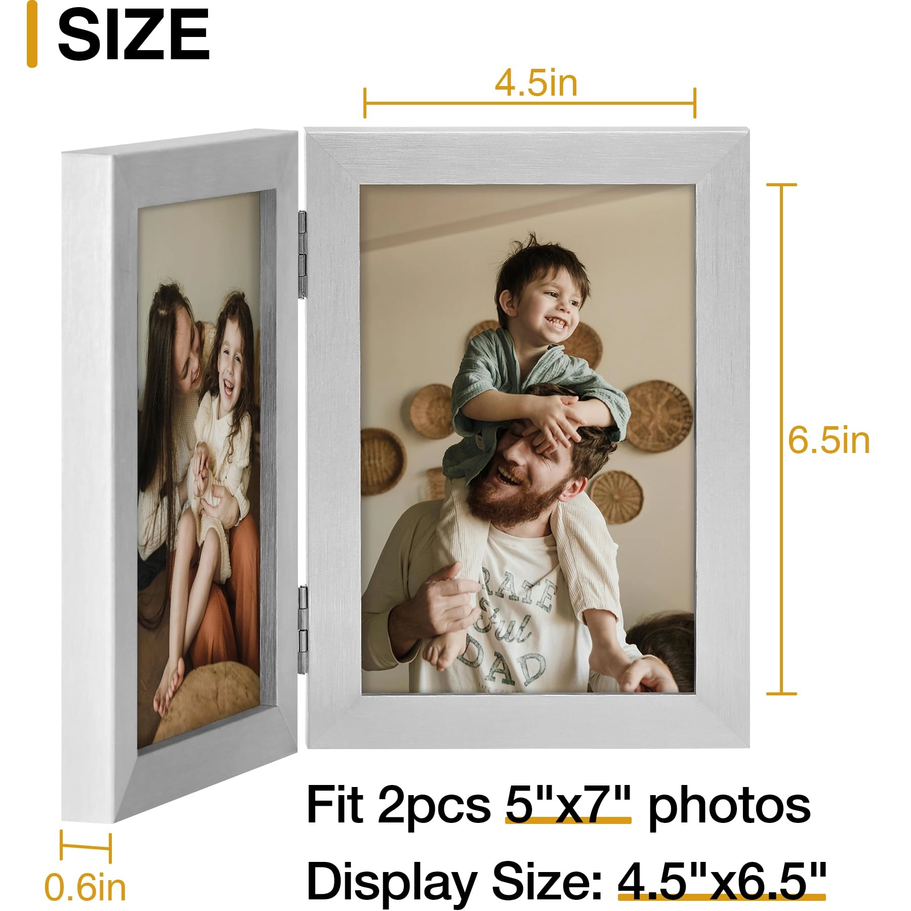 Double Picture Frame - 5x7 2