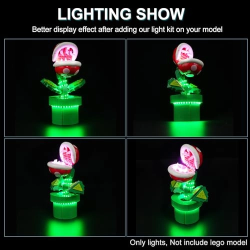 LED Light Kit - Lego 71426 Super Mario Piranha Plant