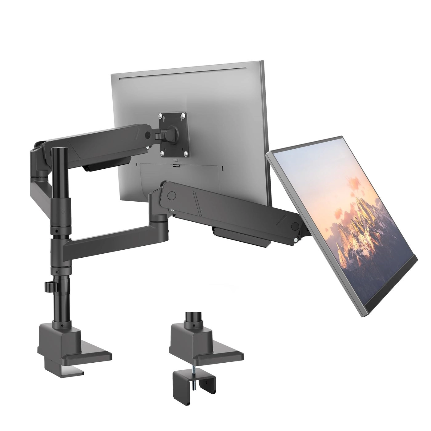 Montek Dual Tall Monitor Arm - Dual 17-35" VESA 75/100mm