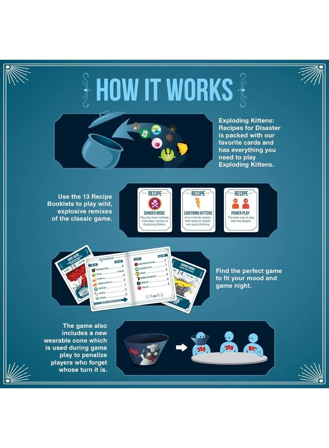 Exploding Kittens: Recipes for Disaster - Card Game