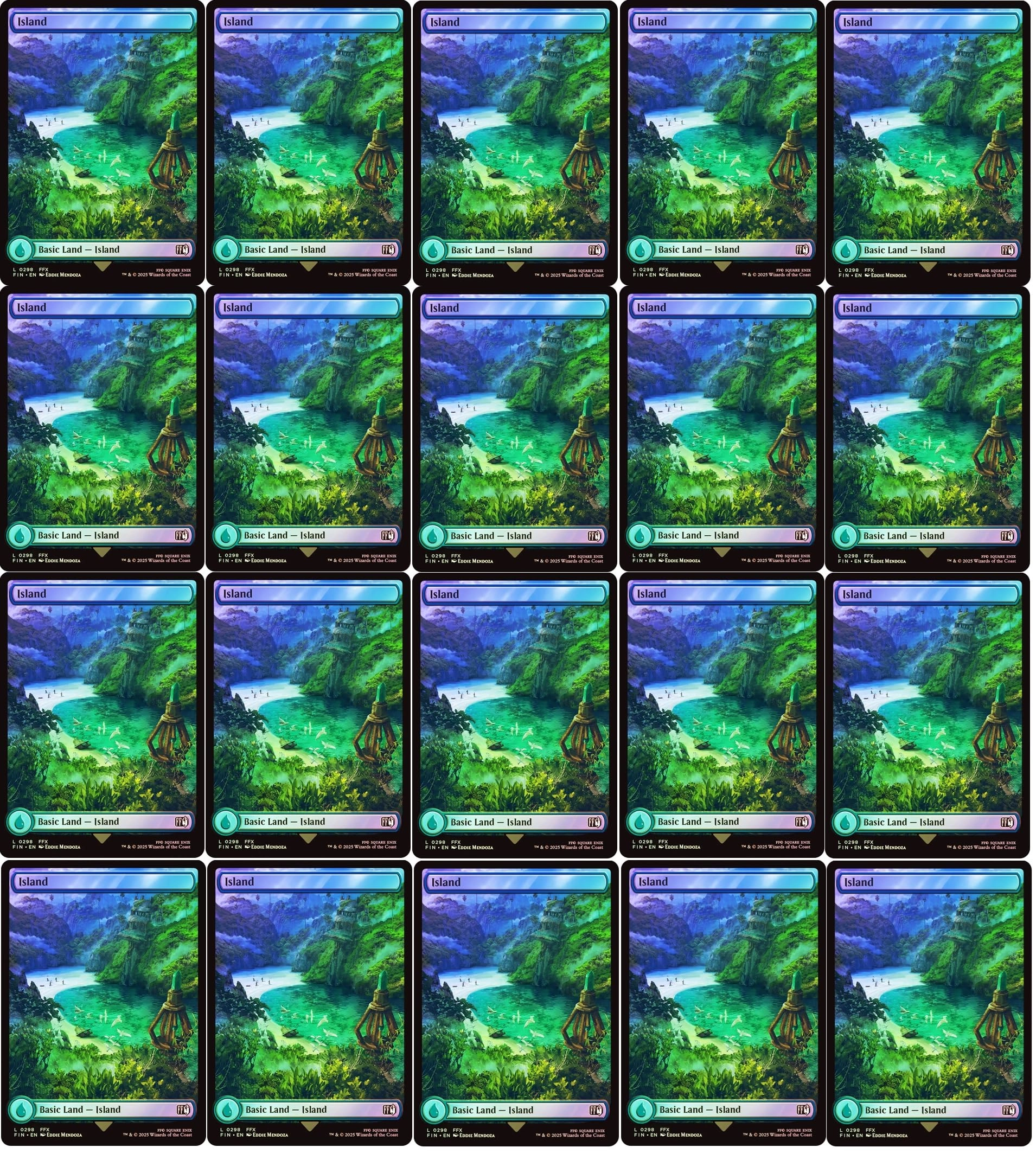 MTG Decks & More Island #298 - 20 pcs