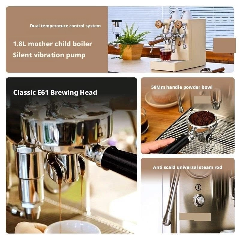 Mini Coffee Machine - Automatic Steam Milk Foaming
