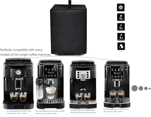 Fully Automatic Coffee Machine Cover - 600D nylon waterproof black