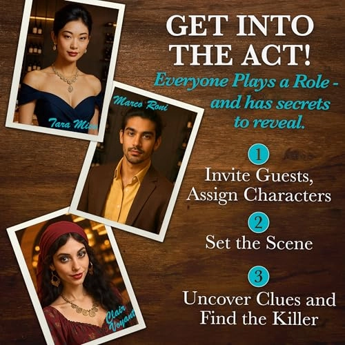 Murder Mystery Party: Pasta, Passion & Pistols