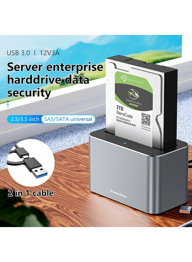 Dual-disk USB 3.0 Hard Disk Base