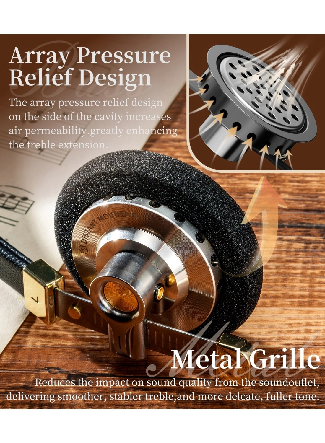 Distant Mountain Wired Headphone