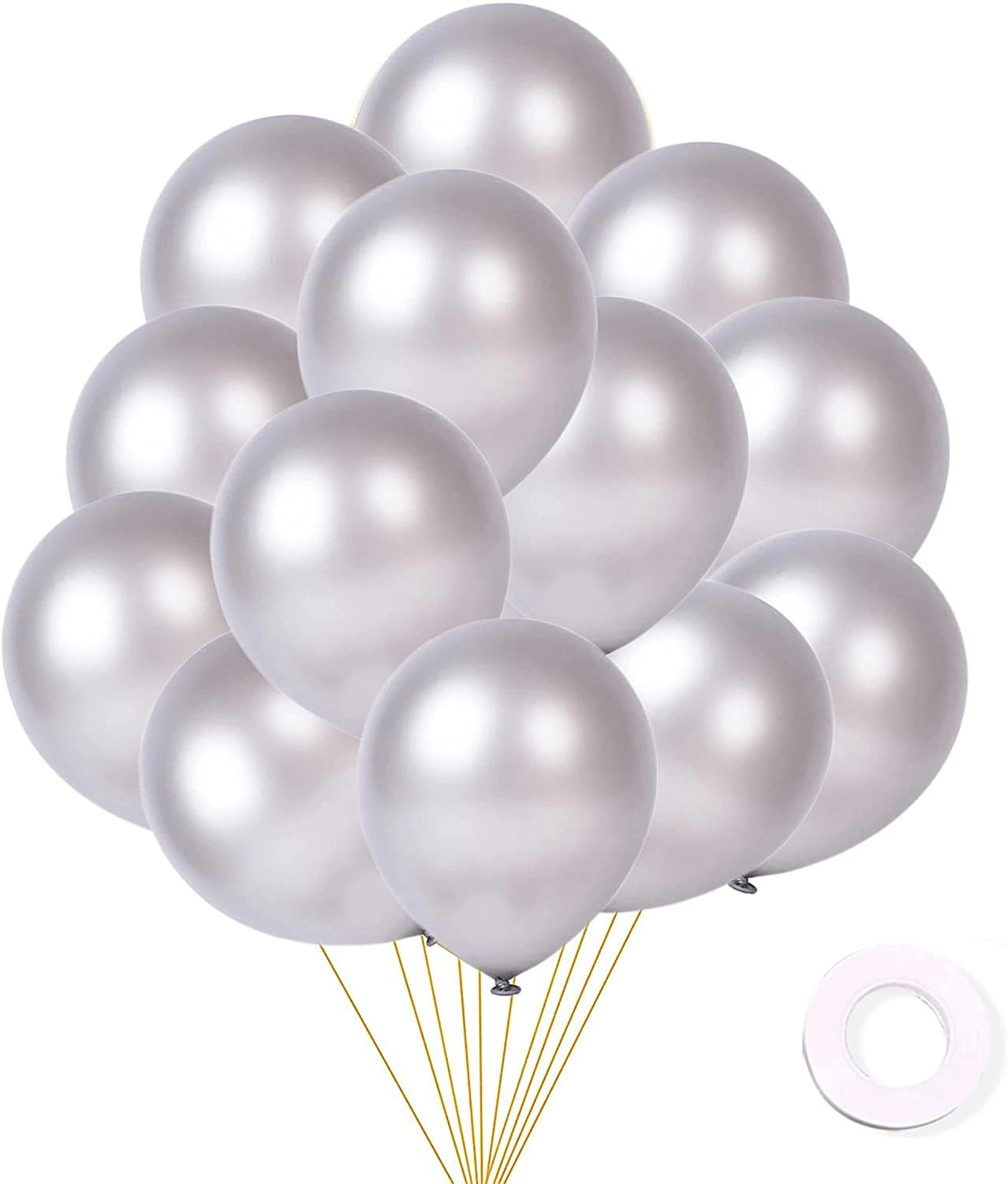 Party Time Trading LLC Balloons - 20-Pieces Baby Shower Bridal Shower Valentine's Day Wedding Birthday