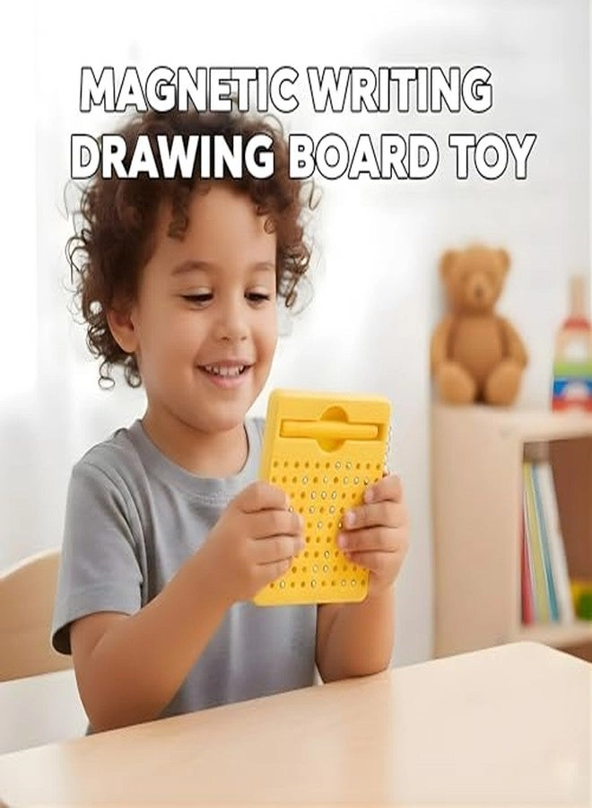 Magnetic Dot Drawing Board - with Stylus Reusable Mess-Free