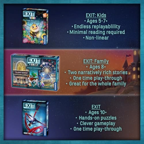 EXIT: The Game: Family - The Trophy Heist, Night at the Carnival vol. 2