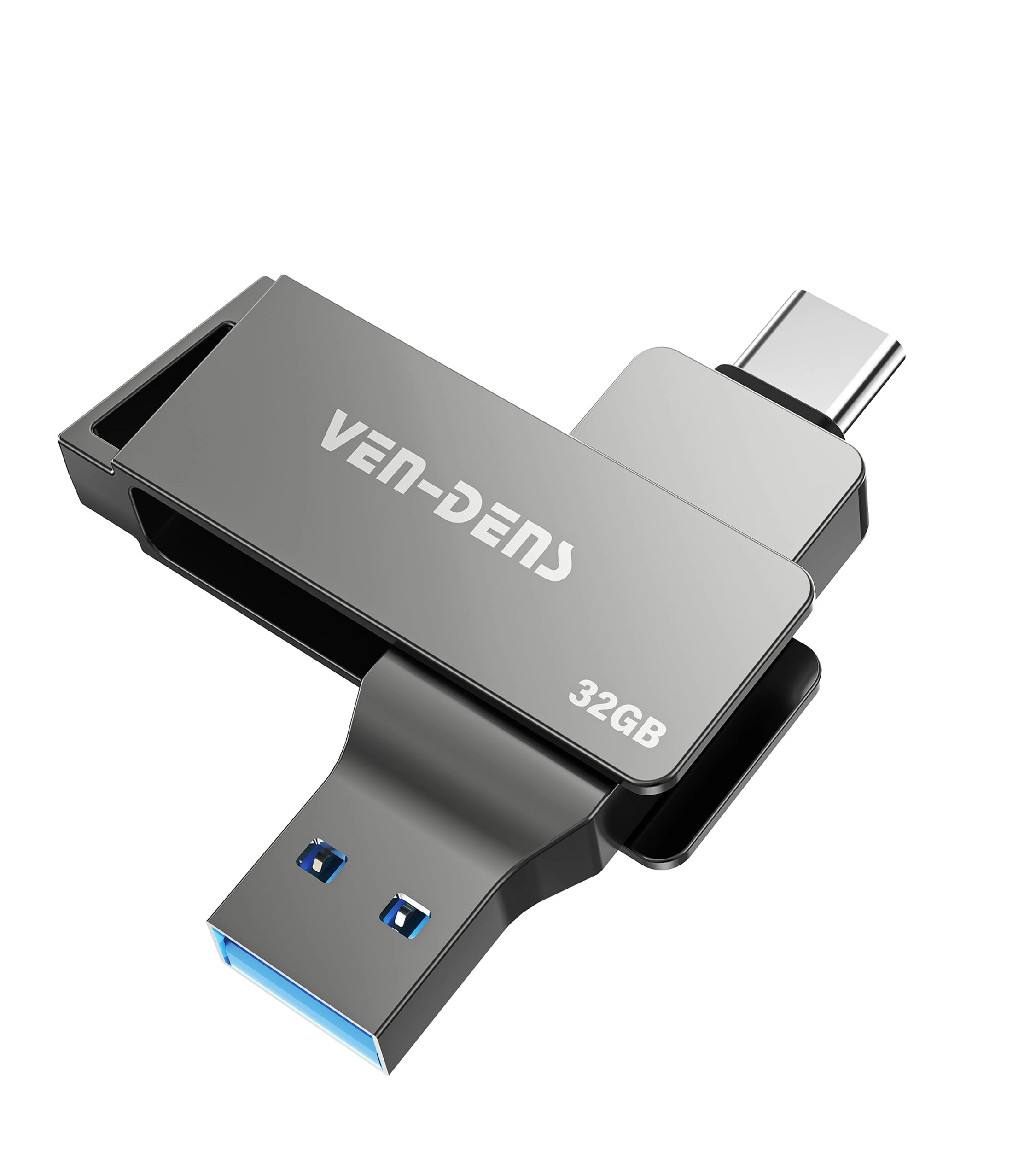 VEN-DENS 2-in-1 USB 3.2 Flash Drive - USB 3.2 Type-C & USB-A 32GB