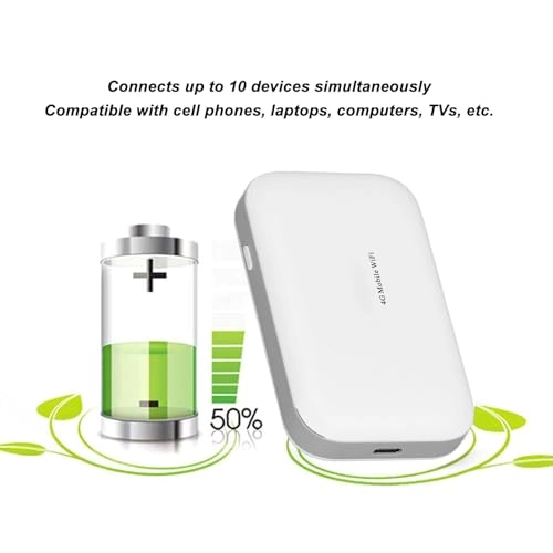 4G LTE Mobile Hotspot Device - 150Mbps 802.11 b g n