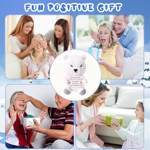 Polar Bear Positive 10 cm Crochet