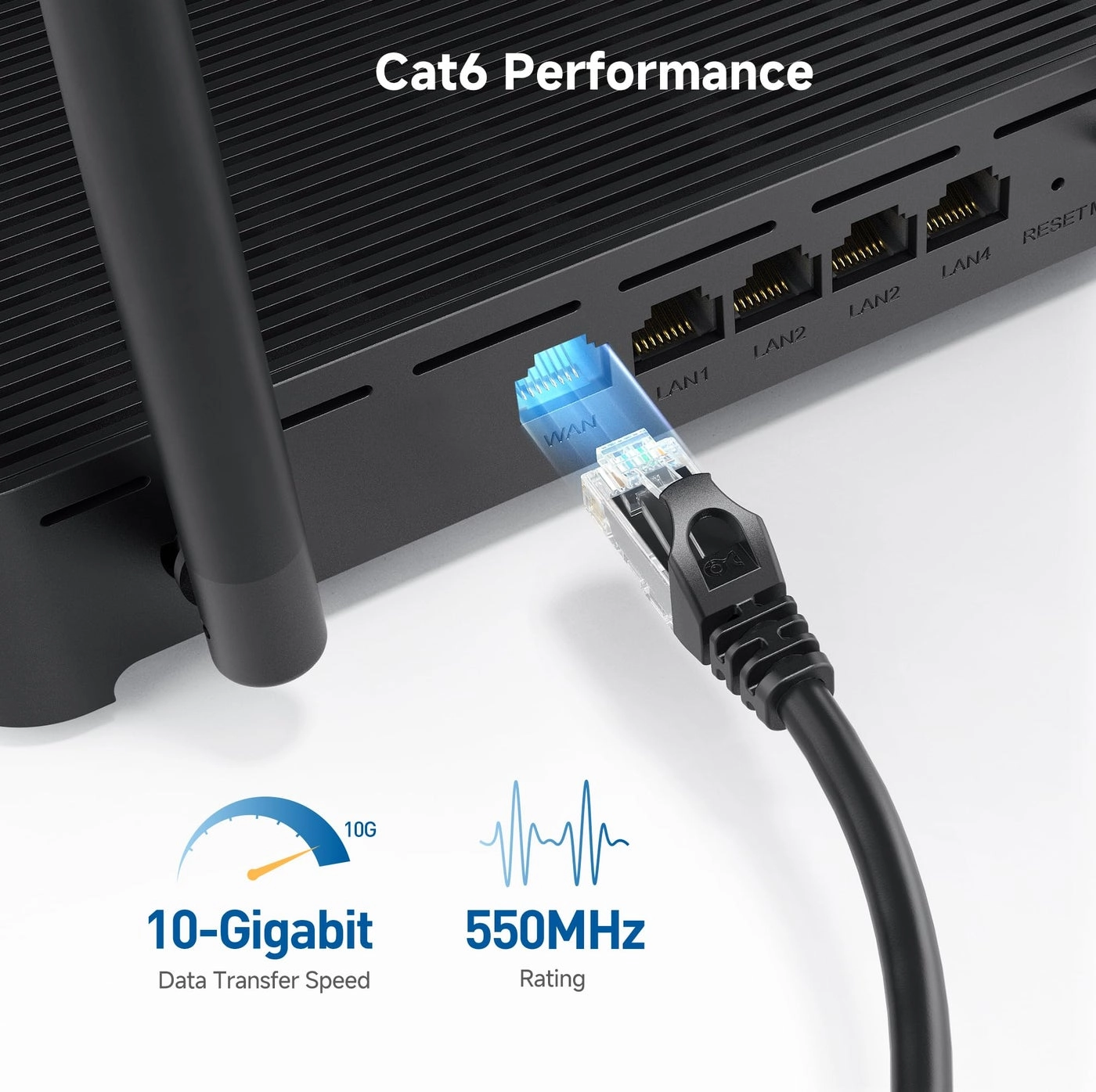 Cat 6 Ethernet Cable - 6 ft