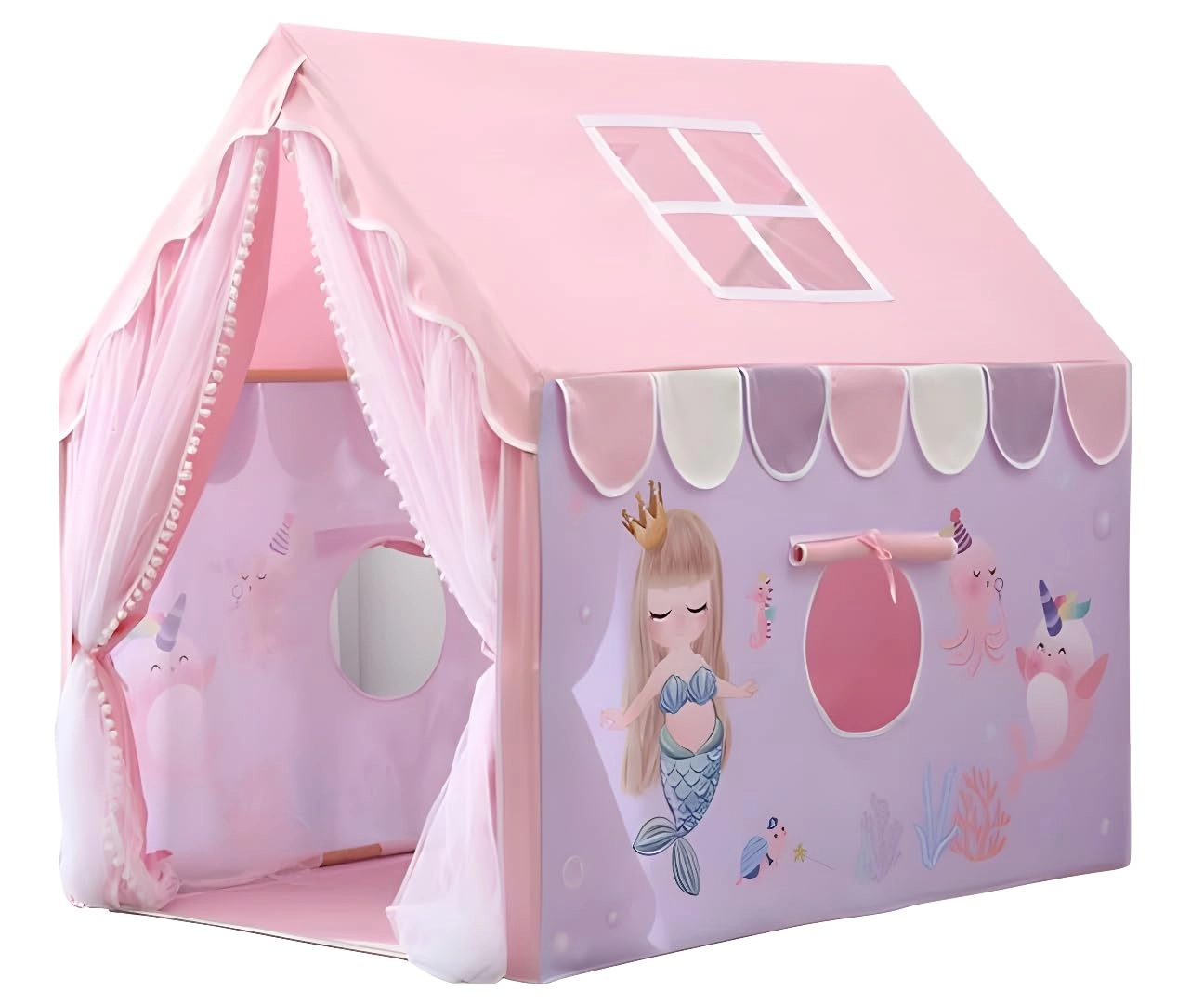 Portable Castle Playhouse - Medium PURPLE