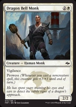 Wizards of the Coast Dragon Bell Monk 010/185 - Fate Reforged