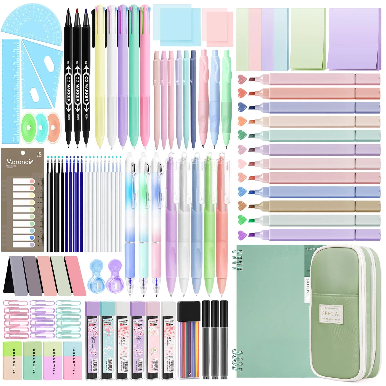 Aesthetic Stationery Supplies - 146PCS Set