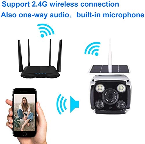Solar Powered Wireless Security Camera 1080p