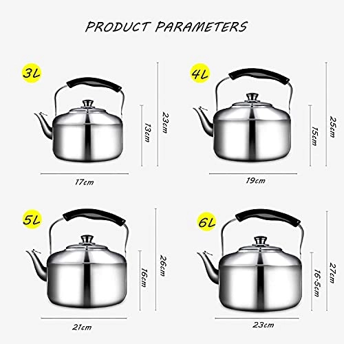 Stovetop Induction Whistling Kettle - 5L