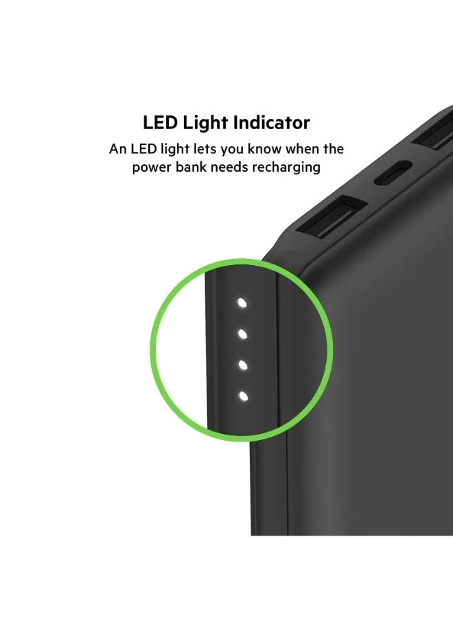 BPB011btBL - 10000 Watt-hour 15 Watt 2x USB A Ports 1x USB C