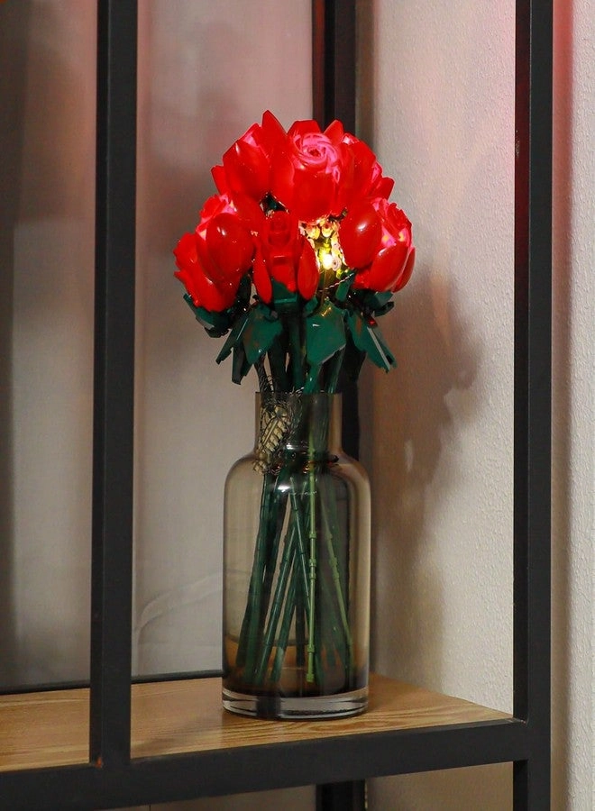 Led Lighting Kit for Roses - Compatible with Lego Icons Flower 10328