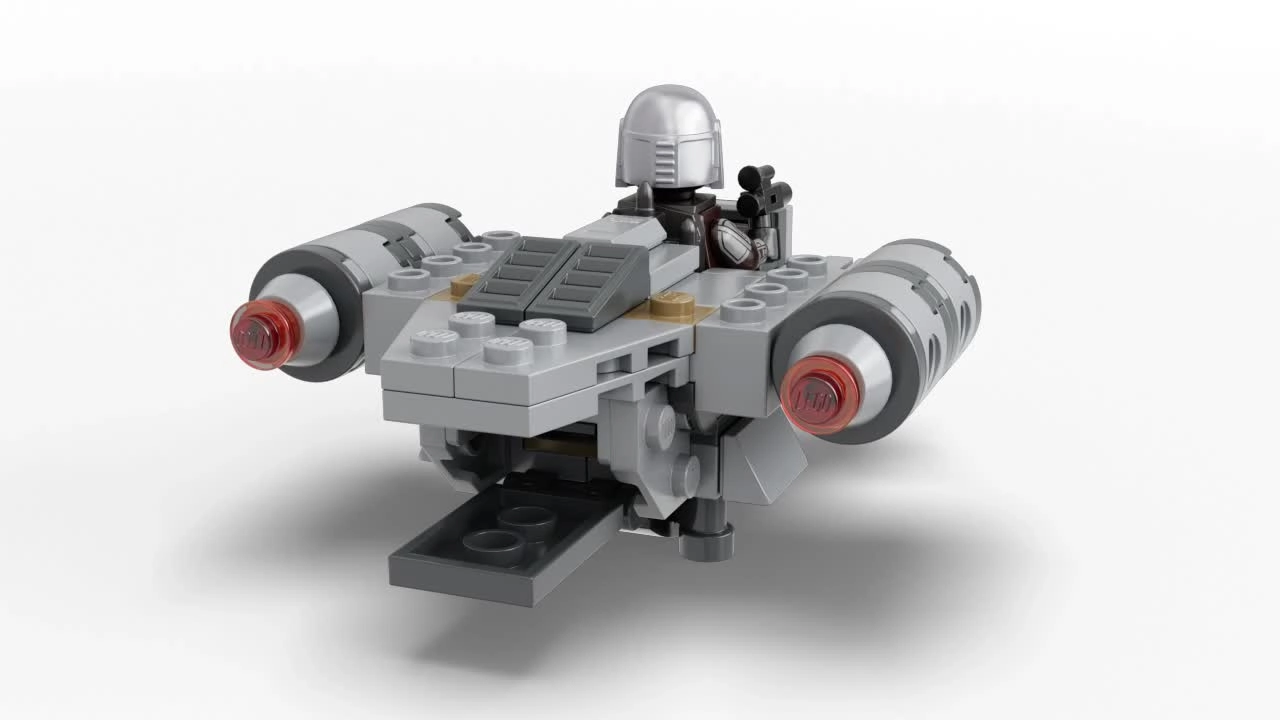 Star Wars LEGO Razor Crest Microfighter (75321) - The Mandalorian minifigure