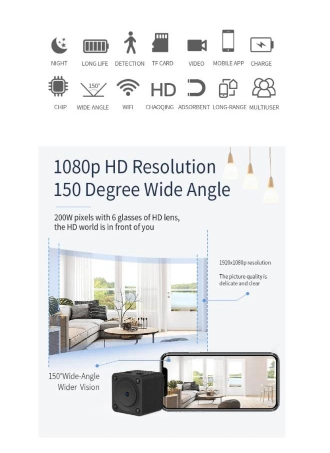 Mini Portable Camera 1080P