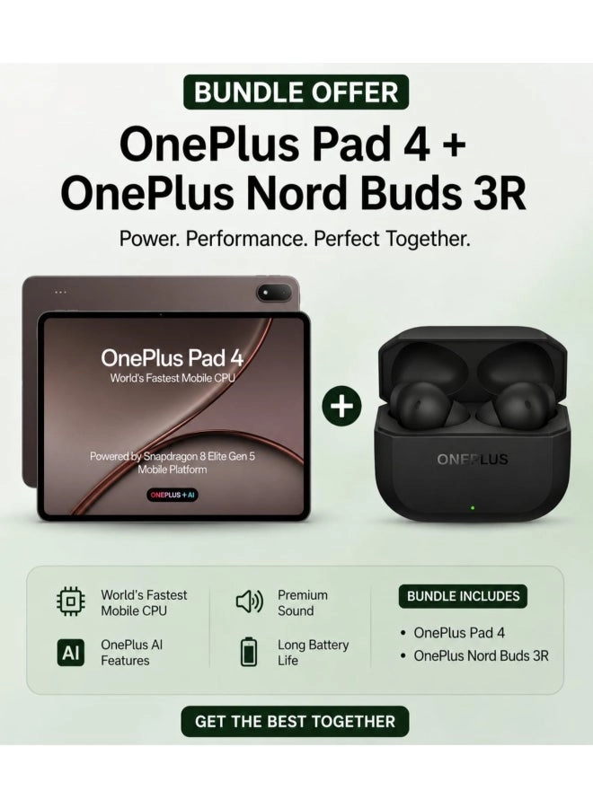 Pad 4 - 256GB 13.2" + Nord Buds 3R