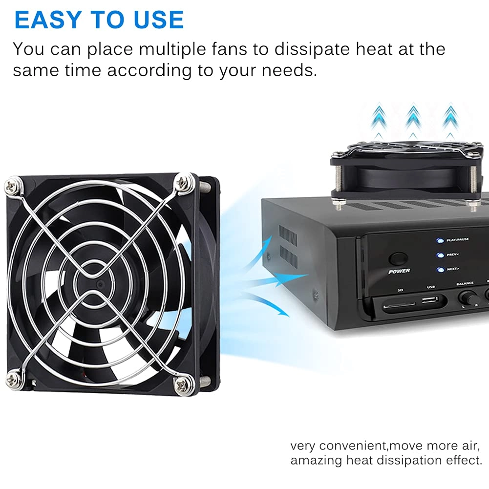 Brushless DC Cooling Fan - 1pcs 80x80x25mm