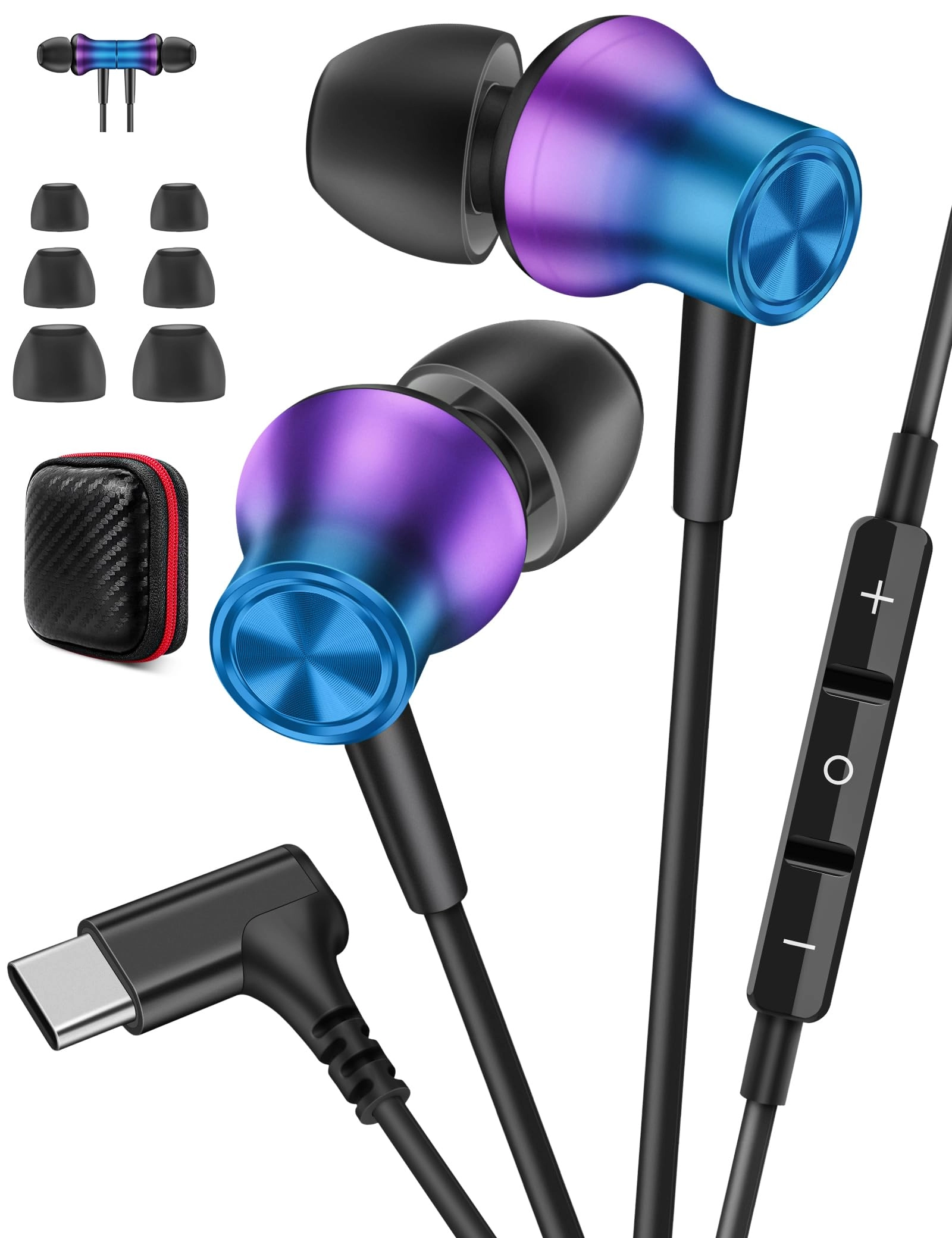 USB C Earbuds Wired Earbud