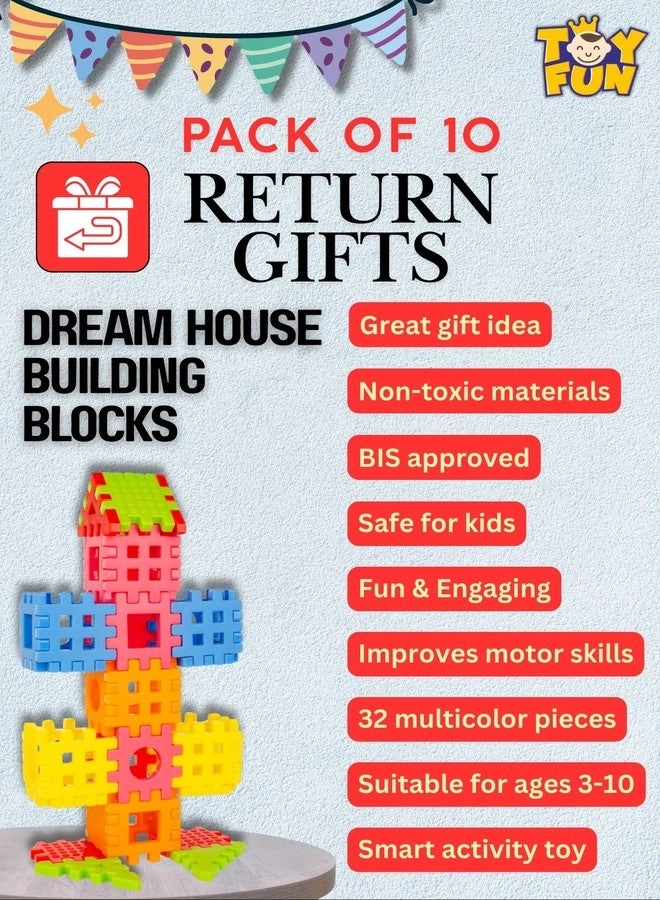 Dream House Building Toy Blocks - 32 pcs