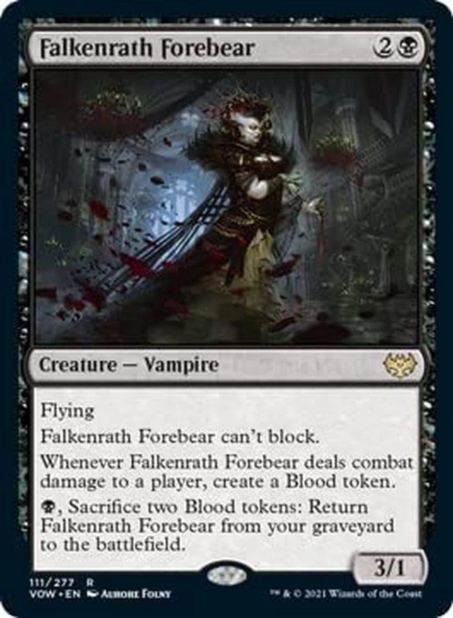 Magic: the Gathering Falkenrath Forebear (111) - Innistrad: Crimson Vow Foil
