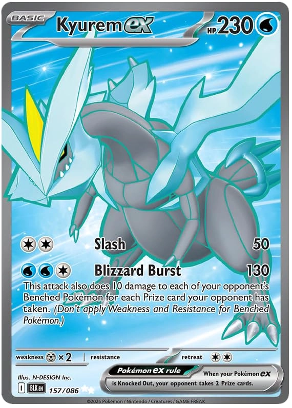 Pokémon Kyurem ex 157/086