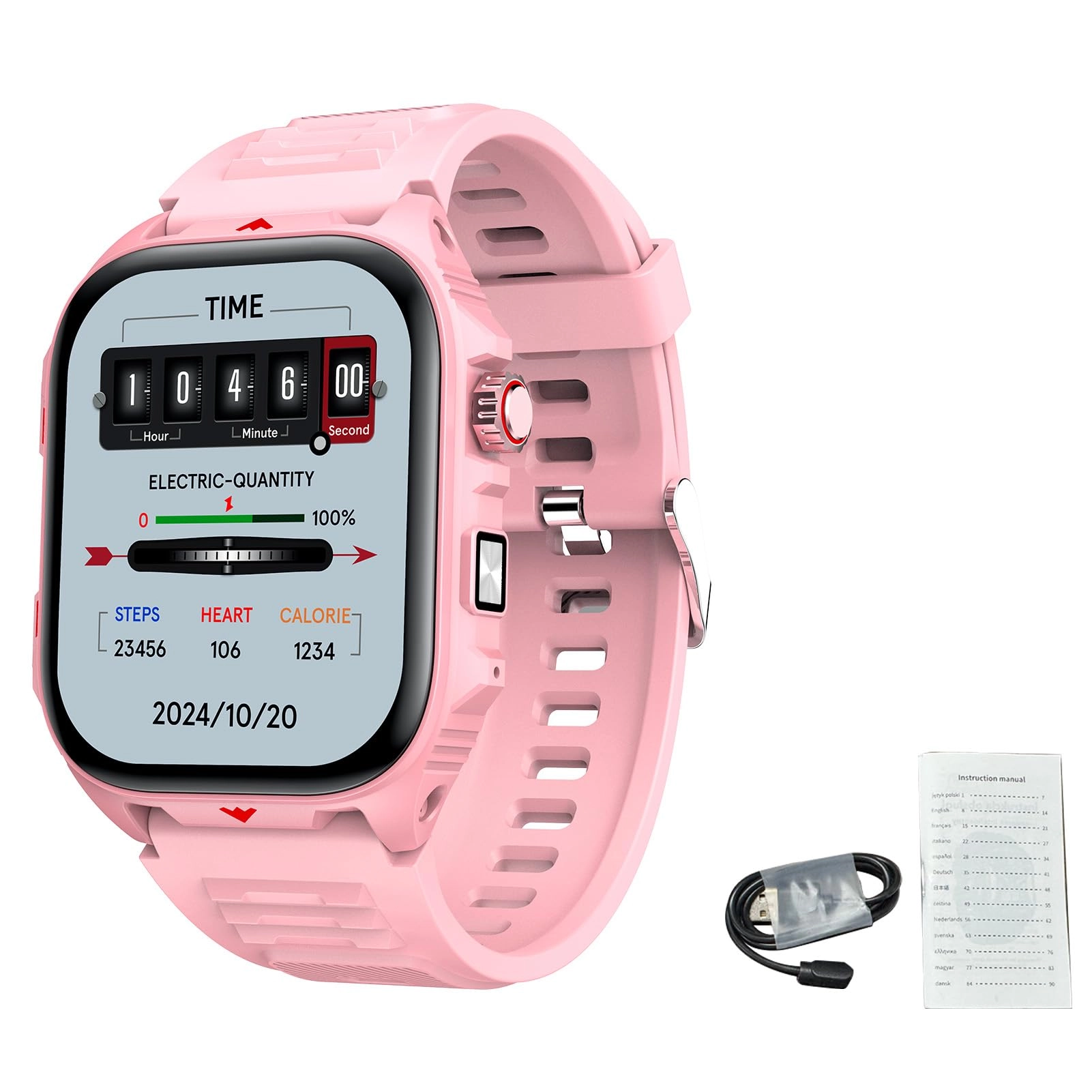 Smartwatch - 2.01 inch Silicone + alloy