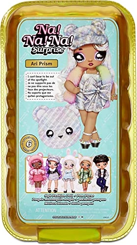 Ari Prism Pom Doll - 2-In-1 Metallic Ages 5+