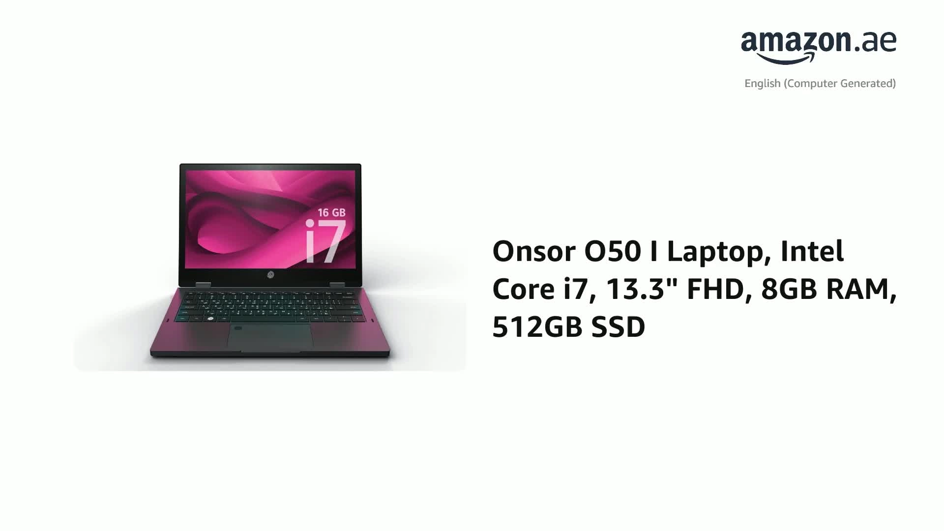 O50 I O50-I1065G78512 - 13.3'' Core i7 8GB DDR4 512GB SSD