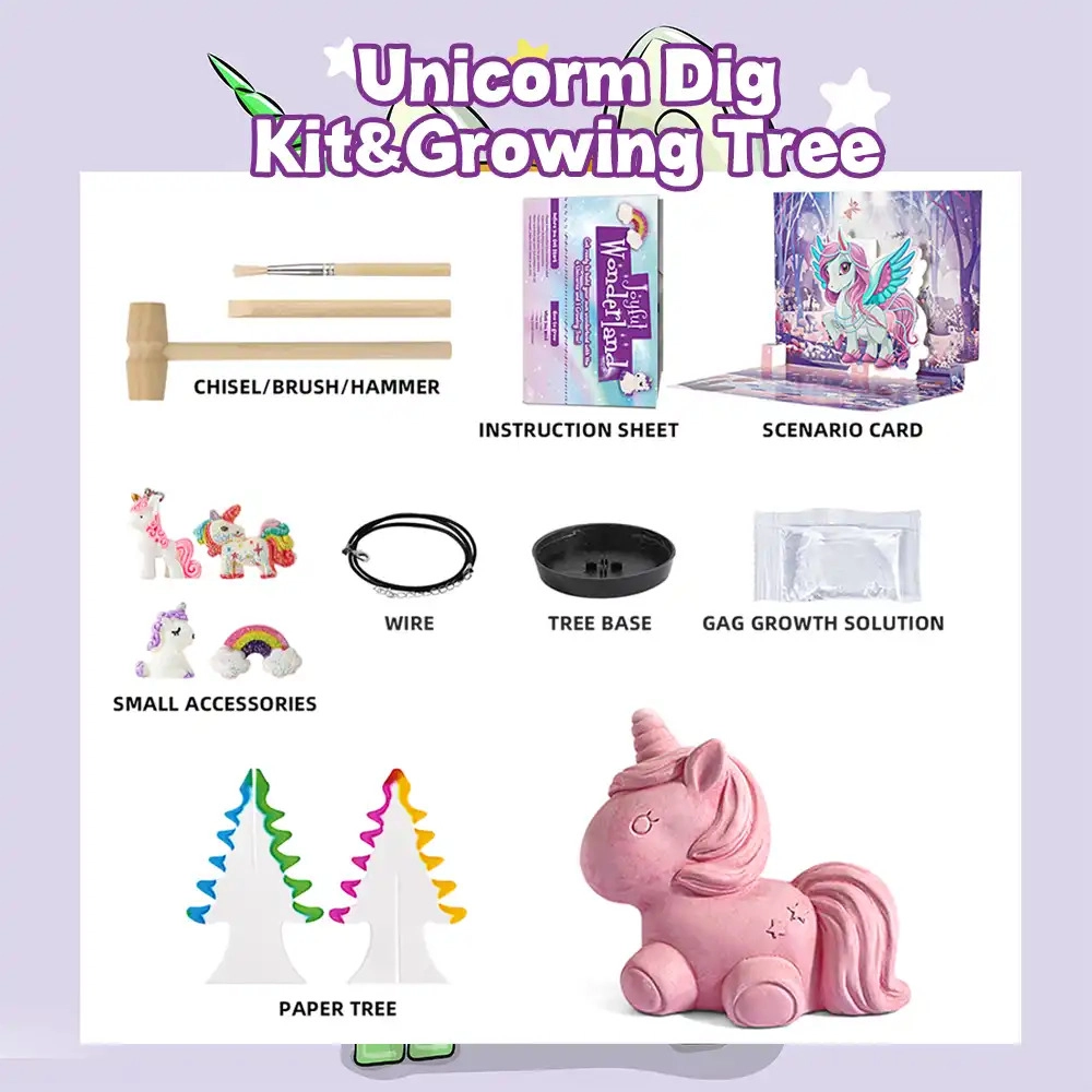 Unicorn Digging - Necklace Making STEM DIY Kit