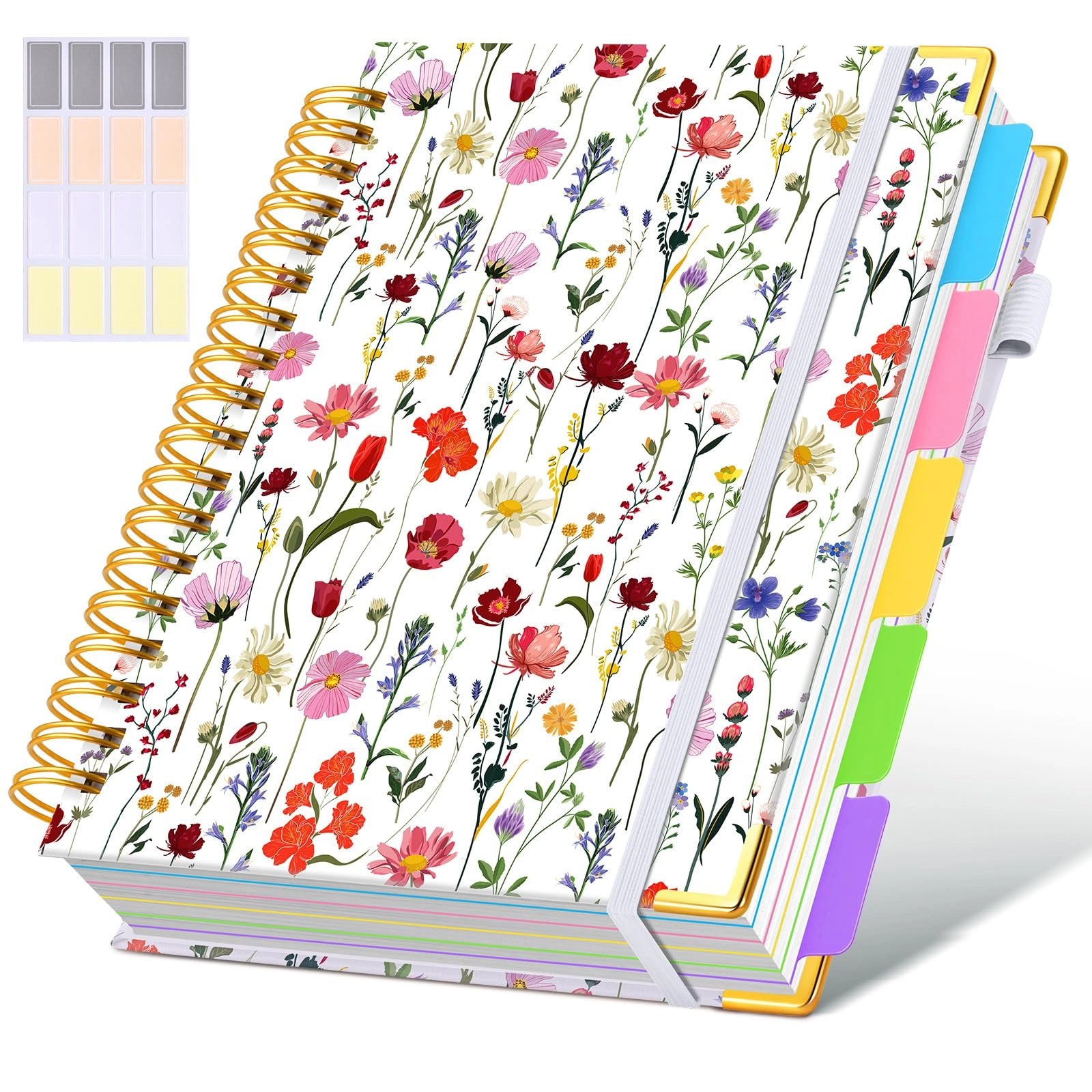 Spiral Notebook Large Hardcover - Lined 150 Sheets