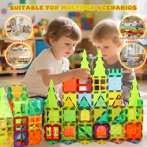 Magnetic Building Blocks - 100 pcs